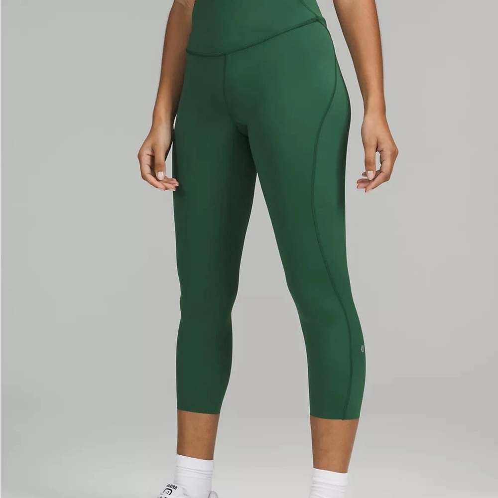 Lululemon Women's Base Pace High-Rise Crop 23" Br Tights In Green